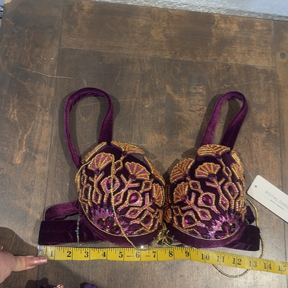 Dancewear Belly Dance Costume Bra&skirt 2pcs Set Stage Dance - Picture 11 of 16